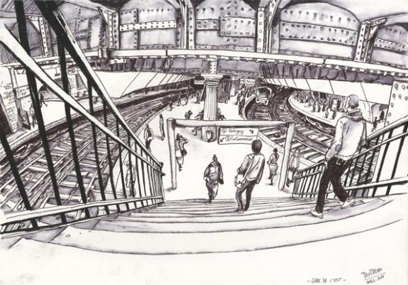 Martin Trystram - Gare de l'Est
