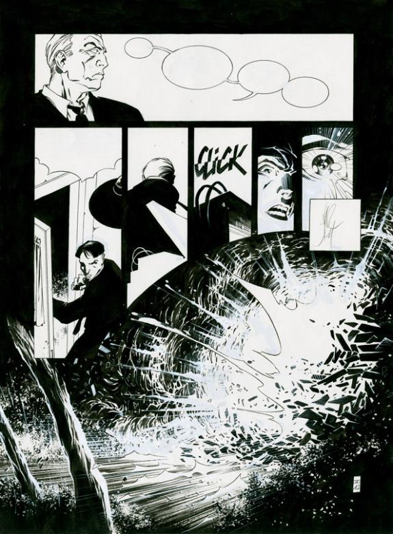 Alberto Varanda - Bloodline, Issue 4, Planche 12 accompagnée