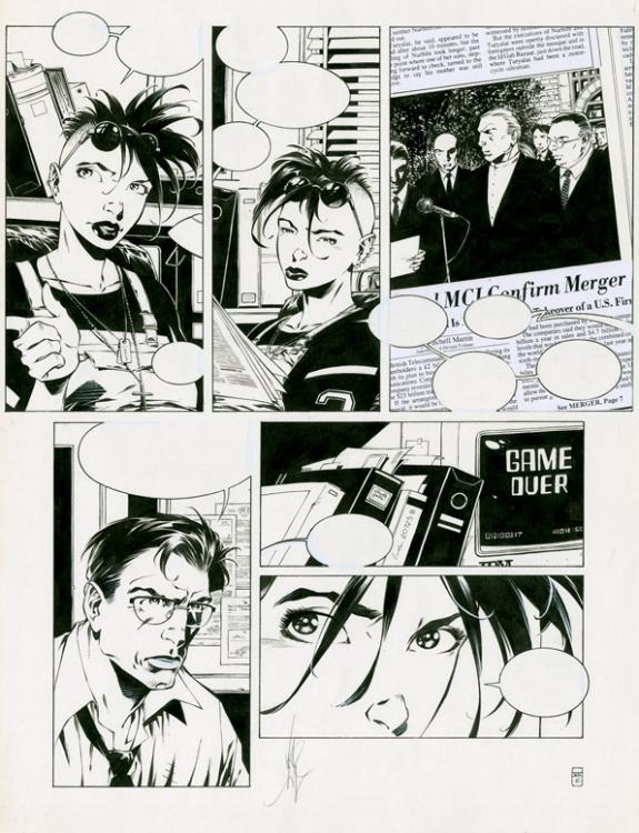 Alberto Varanda - Bloodline, Issue 7, Planche 6 accompagnée