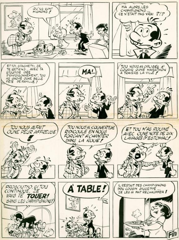Dino Attanasio - Spaghetti, Planche de fin