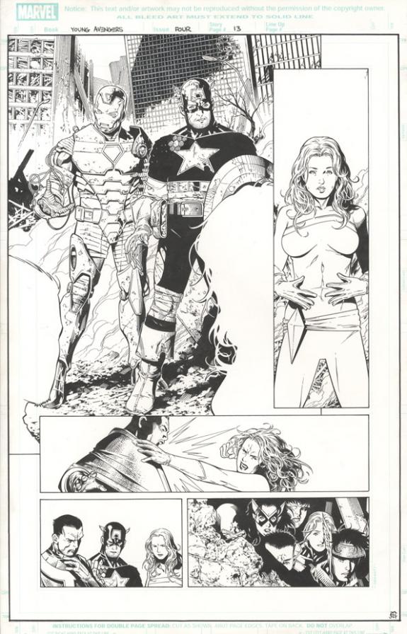 Jim Cheung - Young Avengers, Issue #4 page 13