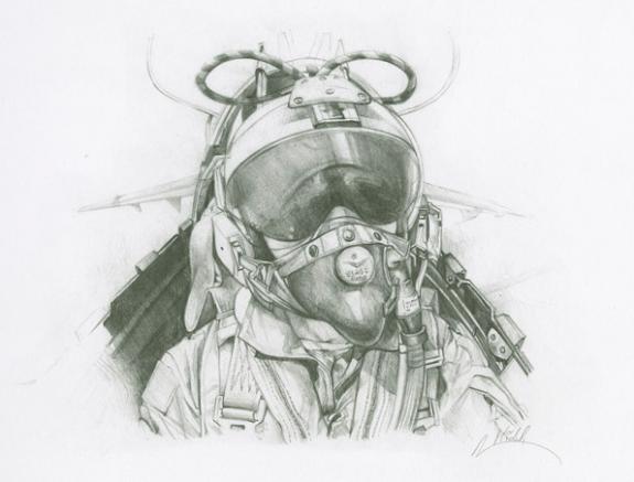 Michel Louren&ccedil;o - Illustration : pilote Mirage 2000