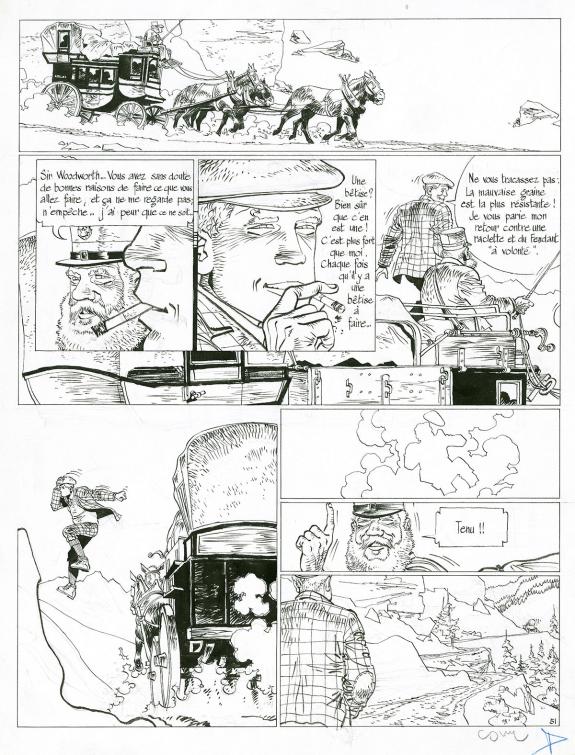 Bernard Cosey - A la recherche de Peter Pan, Tome 1, Planche