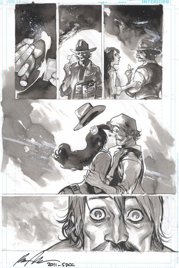 Rafael Albuquerque - American Vampire, planche originale