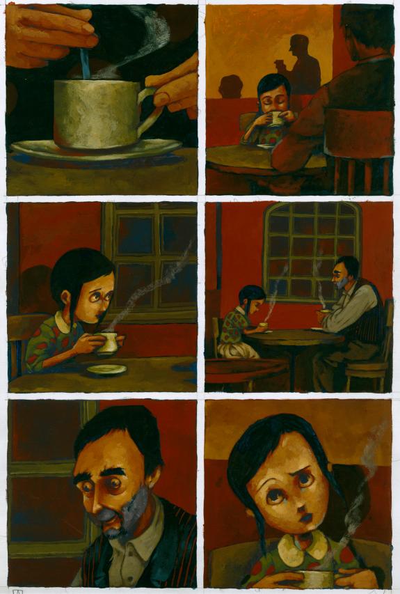 Alexis Horellou - Lyz et ses cadavres exquis, Planche origin