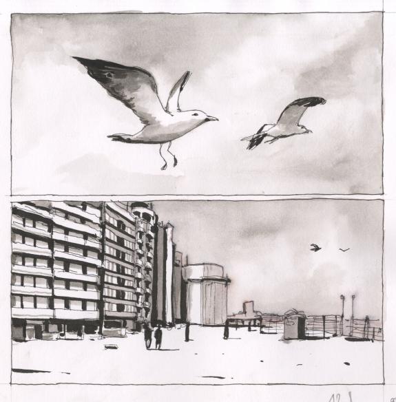 Alexis Horellou - Souffle court, planche originale