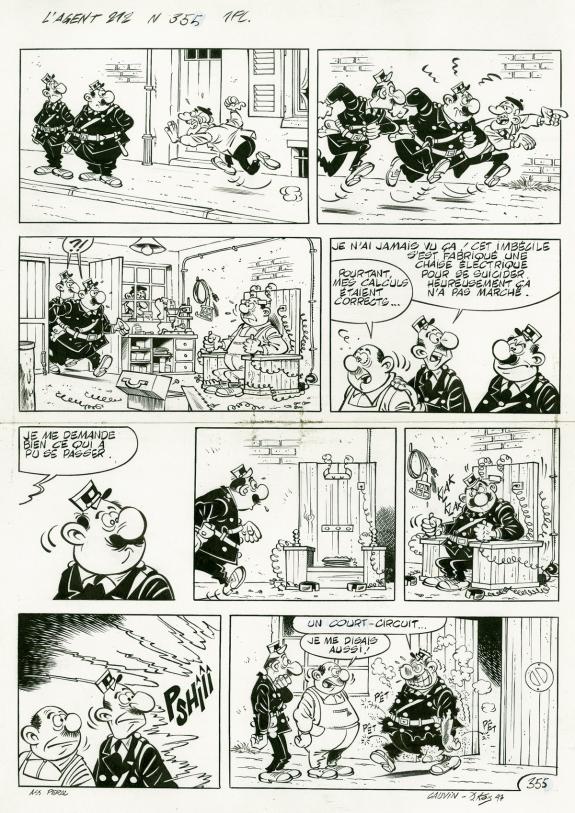 Daniel Kox - L'agent 212, Planche 355