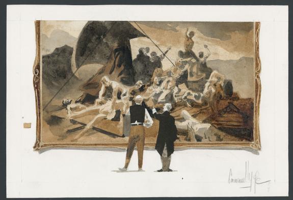 Emmanuel Lepage - Les Voyages de Jules, Illustration origina
