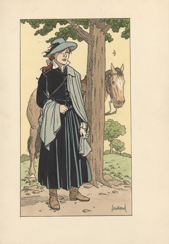 André Juillard - Plume aux Vents, Illustration originale