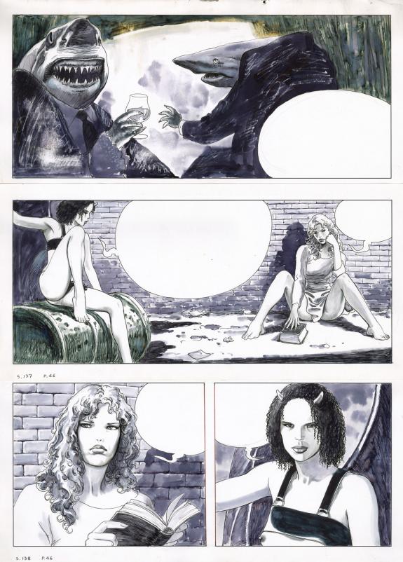 Milo Manara - Giuseppe Bergman, Revoir les étoiles, Planche