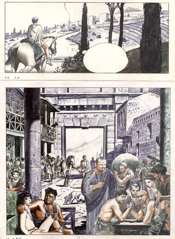 Milo Manara - La m&eacute;tamorphose de Lucius, Planche 02