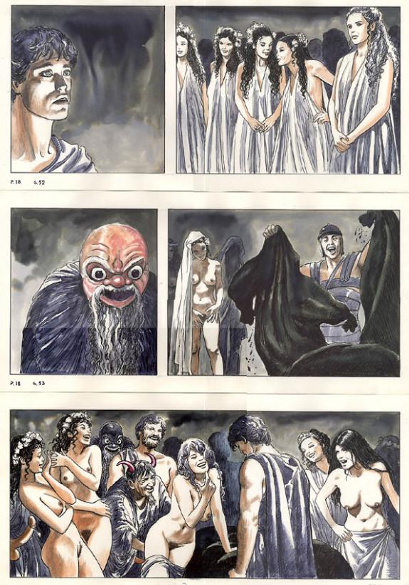 Milo Manara - La métamorphose de Lucius, p18