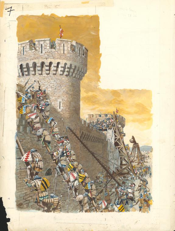 Pierre Joubert - La France des Châteaux forts, Illustration 