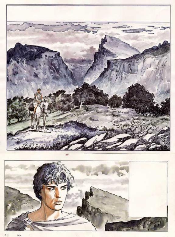 Milo Manara - La m&eacute;tamorphose de Lucius, Planche 1