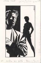 Francis Vall&egrave;s - Tosca, ombre de femme et homme + photocopie