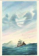 Armel Gaulme - Il &eacute;tait une f&eacute;e, Morgane, bateau et nuages c