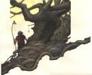 Armel Gaulme - dessin in&eacute;dit : arbre creux
