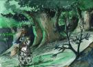 Philippe Luguy - Percevan, aquarelle de commande A4