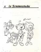 Roland Gos - Le Scrameustache, Les Galaxiens s'en vont en ga