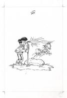 Roland Gos - Le Scrameustache, La caverne tib&eacute;taine, page de