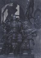 Adrian Smith - Warhammer, Guerriers, illustration originale