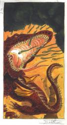 B&eacute;atrice Tillier - Tild et le 13e monde, petite carte dragon