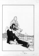 Christian Gine - Neige, Le Pisse-Dieu, ex libris