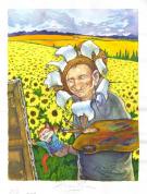 Gradimir Smudja - Vincent et Van Gogh, "Autoportrait"