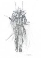 Paul Dainton - Warhammer 40000, crayonn&eacute; eldar