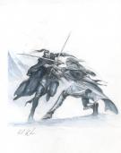 Karl Kopinski - Warhammer, elf eltharion contre mazeus