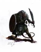 Karl Kopinski - Warhammer, skaven back cover vignette