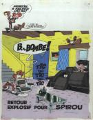 Jean-Claude Fournier - Journal de Spirou, couv avec bombe