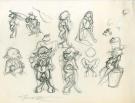 Pascal Mogu&eacute;rou - Croquis de Korrigans, recherches faunes