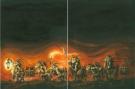 Pascal Mogu&eacute;rou - Les Korrigans, Livre II, double page centa