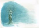 Pascal Mogu&eacute;rou - Le grand livre des Korrigans, femme arbre 