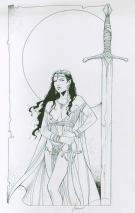 Philippe Xavier - Croisade, Le qua'dj, Dessin pour ex-libris