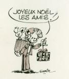 Jean-Claude Fournier - Spirou et Fantasio, illustration orig