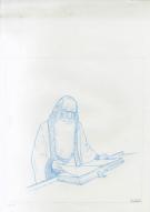Vincent Dutrait - Le Grimoire de Merlin, Merlin lisant