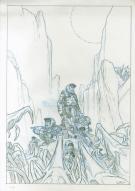 Vincent Dutrait - Starship Troopers, hommes attaqu&eacute;s par bes