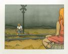 Bernard Cosey - Dessin pour promotion Aire Libre