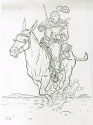 Geof Darrow - Shaolin Cowboy, Personnage &agrave; cheval