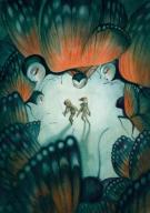 Benjamin Lacombe - Le ma&icirc;tre de la 5&egrave;me porte, Couverture
