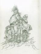 Philippe Luguy - Gildwin, Les l&eacute;gendes oc&eacute;anes, Dessin de do