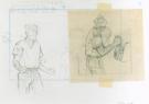 Ren&eacute; Sterne - Adler, recherche cases avec calque sur feuille
