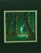 Florence Magnin - Jeune fille dans la for&ecirc;t