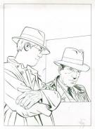 Alain Dodier - J&eacute;r&ocirc;me K. J&eacute;r&ocirc;me Bloche, illustation pour ex-