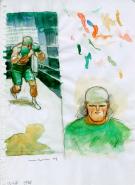 Marcial Toledano - Ken games, Feuille, Sc&egrave;ne de boxe