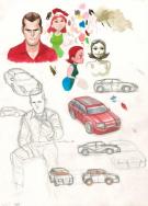 Marcial Toledano - Ken games, Feuille, Personnage et voiture