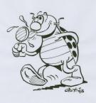 Marcel Gotlib - Coccinelle mange une glace sur calque