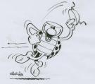 Marcel Gotlib - Coccinelle  cerveau sur calque